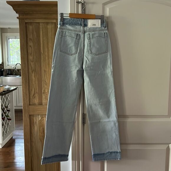🎀 NEW SSENSE Ader error Innersy deconstructed straight leg jeans 26 - Picture 4 of 13